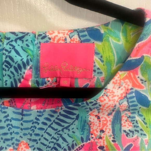 Lilly Pulitzer Mika Shift Multi Reflections Size 16 NWOT - Picture 3 of 6